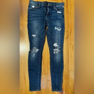 Joes jeans, skinny distressed